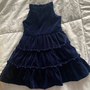 New, halter next, velvet baby dress